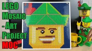 LEGO Mosaic MOC - Art Project 21226 🖼🎨🏹