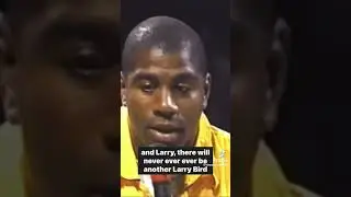 Larry Bird Retirement ceremony with Magic Johnson #larrybird #magicjohnson #nba