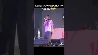 Karrahboo responds to lilyachty 😂🤣 #rap #lilyachty #concreteboys #karrahboo #rollingloud #concert