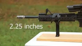 Wc7701 Muzzle Brake Test on a 5 56 AR