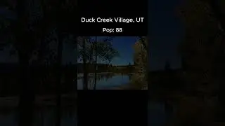 Random US Towns: Duck Creek Village, UT #shorts
