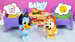 Bluey's Sweet Tooth Trouble: A Dental Adventure | Fun and Educational Toy Story for Kids