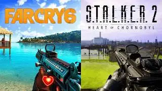 STALKER 2 vs. Far Cry 6 | Physics and Details Comparison