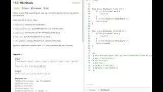 LeetCode: 155. Min Stack (Golang)