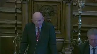 Edinburgh Lord Provost & Council Leader Cllr Cammy Day pay tribute to Firefighter Barry Martin