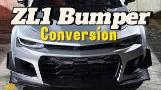 Camaro SS ZL1 1LE bumper conversion 