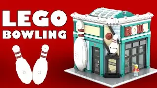 LEGO Bowling Alley! Модульный MOC