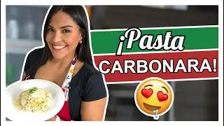 ¿Cómo hacer una PASTA CARBONARA? Receta Fácil paso a paso