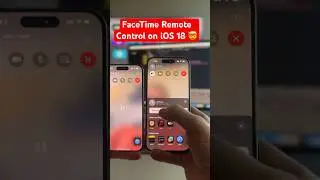 FaceTime Remote Control Feature on iOS 18 #ios18 #techtips #iphonetips #iphonehacks #iphonetricks