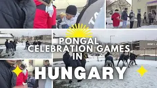 Pongal in Europe?! Tamil Festival Celebration in Hungary🇮🇳🇭🇺🎉#Pongal #PongalCelebration 