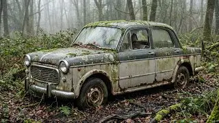 From Rust to Classic? $100 FIAT 1200 Junkyard Find 💀 | ASMR Restorasi