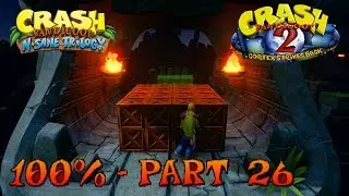 Crash Bandicoot 2 - N. Sane Trilogy - 100% Walkthrough, Part 26: Road To Ruin (Both Gems)