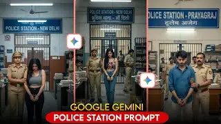 Instagram Trending Police Station Gemini Photo Editing Prompt | Police Station Gemini Photo Editing