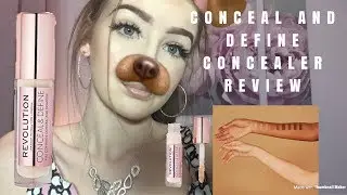 Makeup Revolution conceal and define concealer Review/ demo