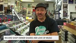 Janie's Record Shop owner shares love of music at 91