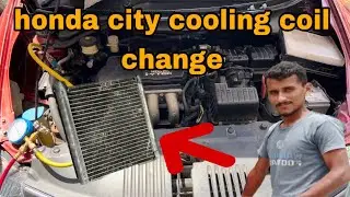 honda city cooling coil change| honda city evaporator replacement car ac leakage check|MS AUTOS