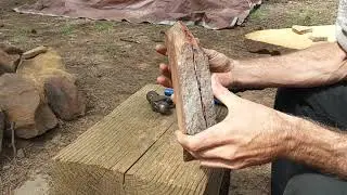 Splitting sandstone