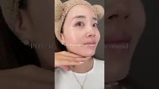 Sound of glass skin✨ #medicube collagen wrapping mask