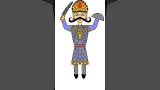Ravan digital art #shorts #shortsfeed #ravan #digitalart #viral #trending