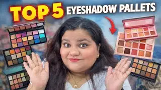Top 5 Eyeshadow Pallets on Amazon | Honest Review (Indian Skintone) | Under rs.500 | Must haves