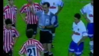 Real Zaragoza. Pelea de kily y lizarazu.avi