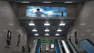 Bakı Metropoliteni 3D Model Animasiyası 3
