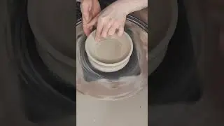 Pottery Bowl - Wheel Throwing #shorts