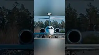 MD 80 vs 717 #avgeek #airlines #aviation