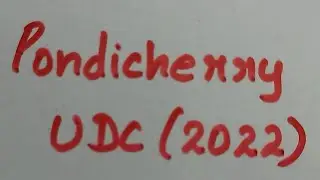 Pondicherry UDC Preparation Topic-GCD😊 #pondicherry #udc2022 #math