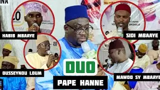 Duo Oustaz Pape Hanne,Sidi Mbaye,Habib Mawdo et Ousseynou Loum