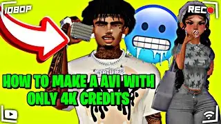 HOW TO MAKE A DECENT AVI WITH 4000 CREDITS! ( VERY EASY!) | IMVU Mobile Gameplay