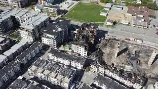 Langley Condo Fire Aftermath April 2021