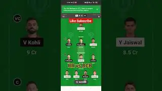 RR vs RCB||RR vs RCB Dream 11 Prediction|RR vs RCB Dream 11|RR vs RCB Dream 11 Team