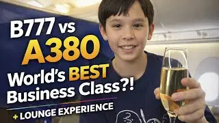 World’s BEST Business Class?! Emirates B777 vs A380 (Full Review)