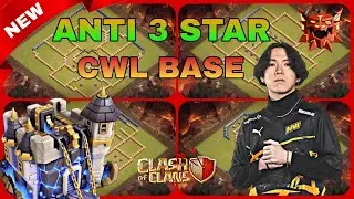 EPIC TH18 CWL + WAR BASE WITH LINK| ANTI 3 STAR BASE | INSANE BASE LAYOUT WITH LINK #clashofclans 