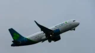 Winter plane spotting at Corkairport