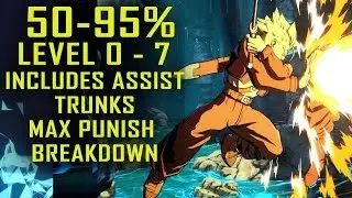 Dragonball FighterZ Trunks Extended Combo Full Guide [Level 0 - 7]