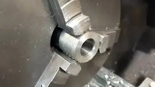 Usinagem de bucha cônica de inox.