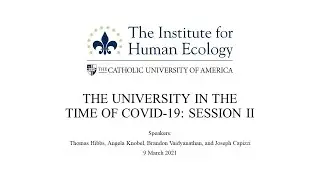 The University in the Time of COVID-19: Session II