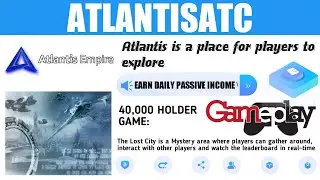 3D METAVERSE GAMING WEBSITE || ATLANTIS EMPIRE || TOKEN'S PINKSALE || P2E || Technical Ahmad Khan||