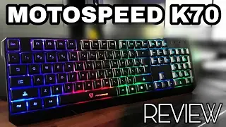 A &pound;15 Backlit Waterproof Gaming Keyboard? Motospeed K70 Review