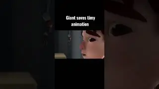 giant saves tiny animation
