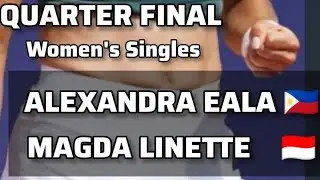 Alex Eala Stuns Magda Linette | Quarterfinal Win in Auckland 