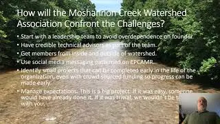 Proposal for Founding the Moshannon Creek Watershed Association