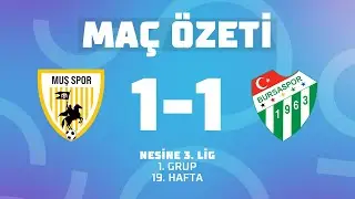 MA&Ccedil; &Ouml;ZETİ | Nesine 3. Lig 1. Grup  | Muş Spor Kul&uuml;b&uuml; 1-1 Bursaspor