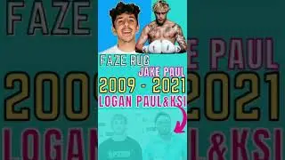 FaZe Rug Vs Logan Paul Vs Jake Paul Vs KSI subcount race gas gas gas meme #shorts #gasgasmeme #ksi