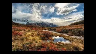 PATAGONIA MOUNTAIN VISTA   Static Scene + Binaural Music for Stress Relief