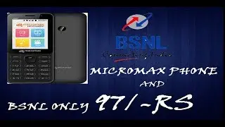 Micromax 4g phone by Bsnl 97/- RS ONLY