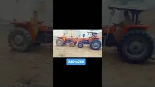 mf 260 vs mf 240 tochan muqabla | #viralvideo #shortvideoviral #amjidtractormotor