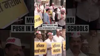 MVA Protest: Opposition Slams Maharashtra&rsquo;s 3-Language Policy